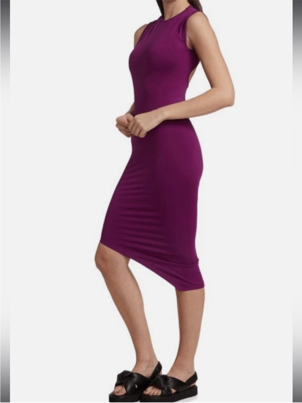 SIMON MILLER Pica
Asymmetrical Dress in Plum
NEW Size M/L